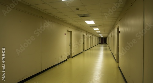 Fototapeta Naklejka Na Ścianę i Meble -  liminal space alone in empty places