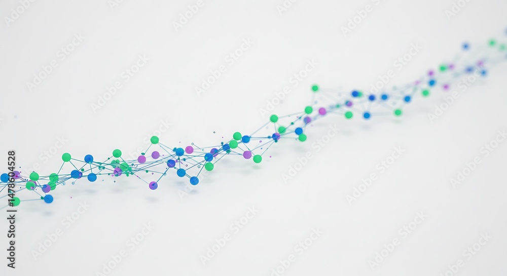 Naklejka premium Ephemeral Flow