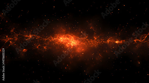 Technology special effects light effects particle background