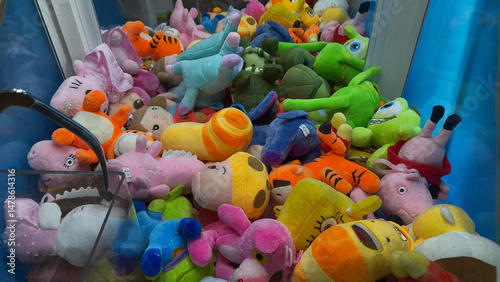 colorful stuffed animals