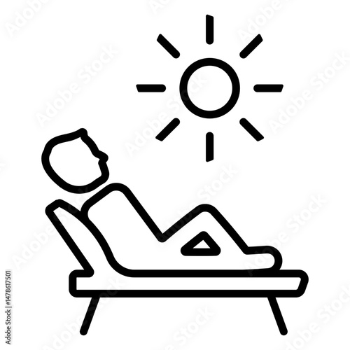 sunbathe