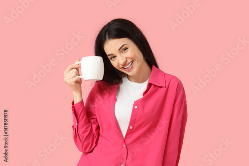 Beautiful young woman with ...