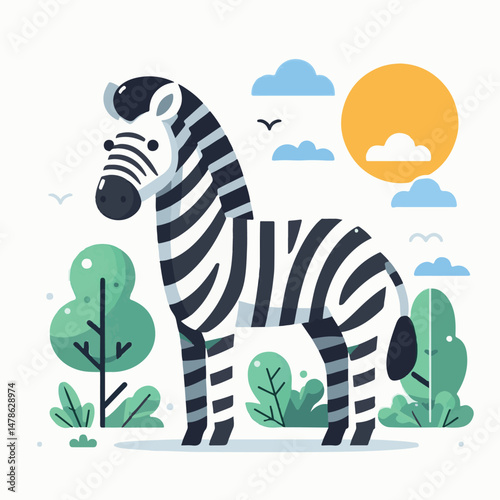 animal, zebra, nature, safari, black, wild, pattern, illustration, stripes, vector, africa, design, white, background, wildlife, zoo, african, abstract, print, striped, skin, fur, graphic, mammal, art