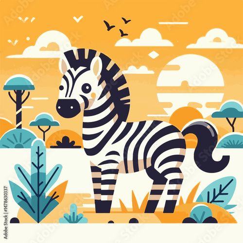 animal, zebra, nature, safari, black, wild, pattern, illustration, stripes, vector, africa, design, white, background, wildlife, zoo, african, abstract, print, striped, skin, fur, graphic, mammal, art