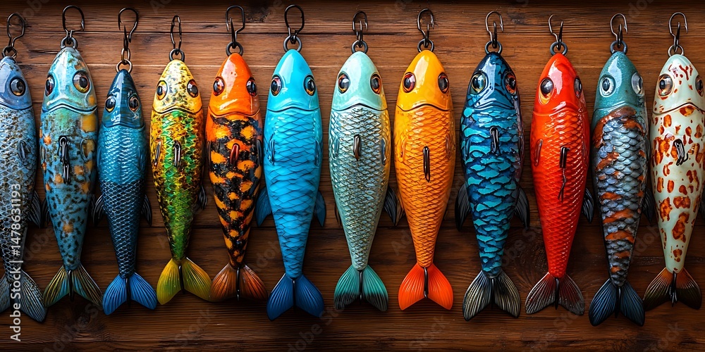 Fototapeta premium Colorful Fish Decorations
