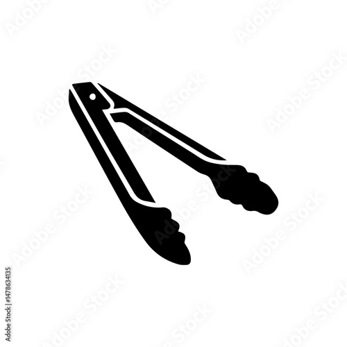 tongs glyph icon