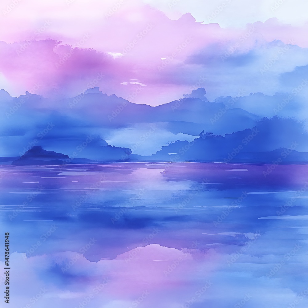 Obraz premium Abstract landscape painting