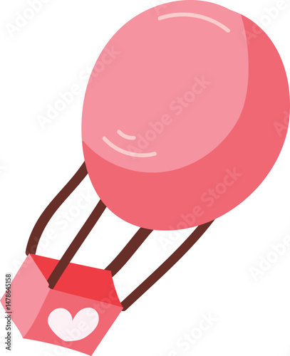 Valentine's Day Love Elements Clipart. A charming Valentine’s illustration featuring chocolates, flowers, gifts, hearts, and romantic love symbols in pink, red, and pastel tones.