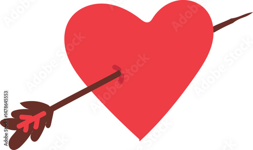 Valentine's Day Love Elements Clipart. A charming Valentine’s illustration featuring chocolates, flowers, gifts, hearts, and romantic love symbols in pink, red, and pastel tones.