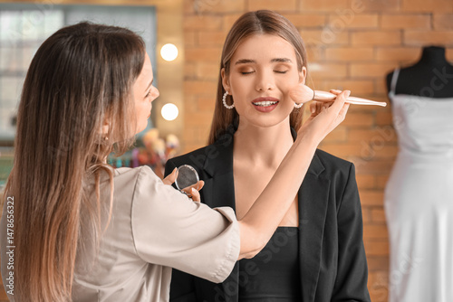 Professional makeup artist ...