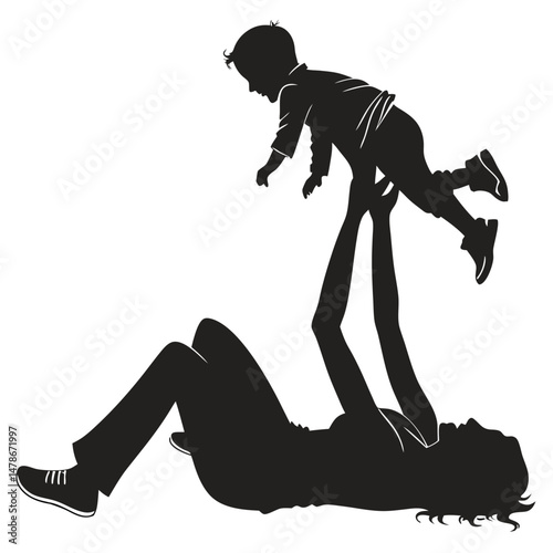 create-a-black-silhouette-vector-of-a-mother-lying (2).eps
