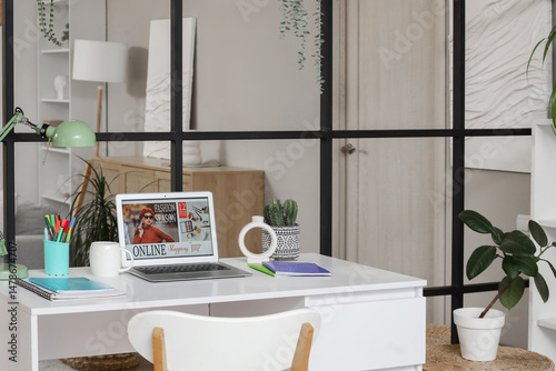 Interior of studio apartmen...