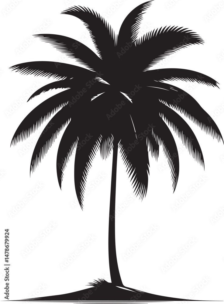 Palm tree Silhouette Palm tree Silhouette