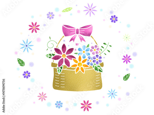 フラワーバスケット