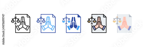 Plea Multi Style Icon Set