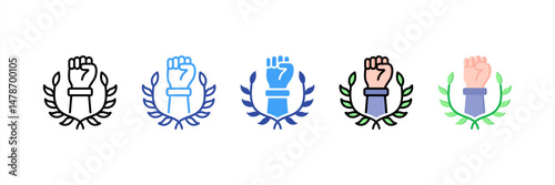 Human Rights Multi Style Icon Set