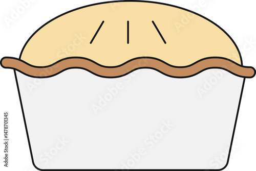 Cute Lunchtime Brush Style Icon