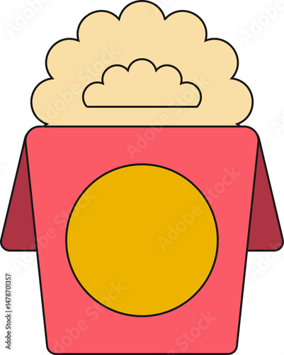 Cute Lunchtime Brush Style Icon