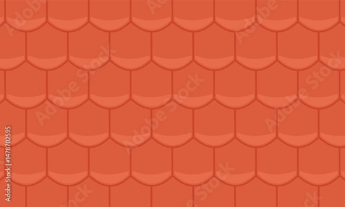 tile roof background. Roof tile vector texture pattern. Beautiful vector roof tile background texture for wallpaper or design