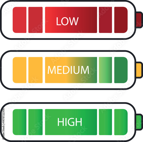 Battery icon vector design