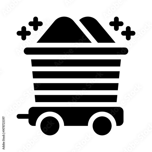 coal glyph icon