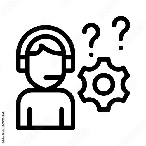 support line icon
