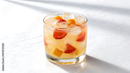 Wallpaper Mural A refreshing summer cocktail with a sweet glass of strawberry lemonade Torontodigital.ca