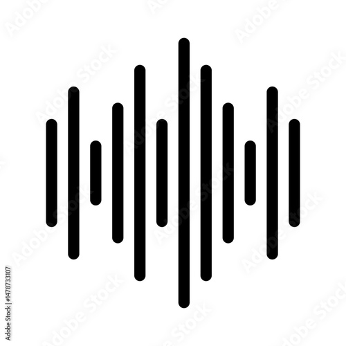 voice glyph icon