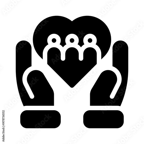 family glyph icon