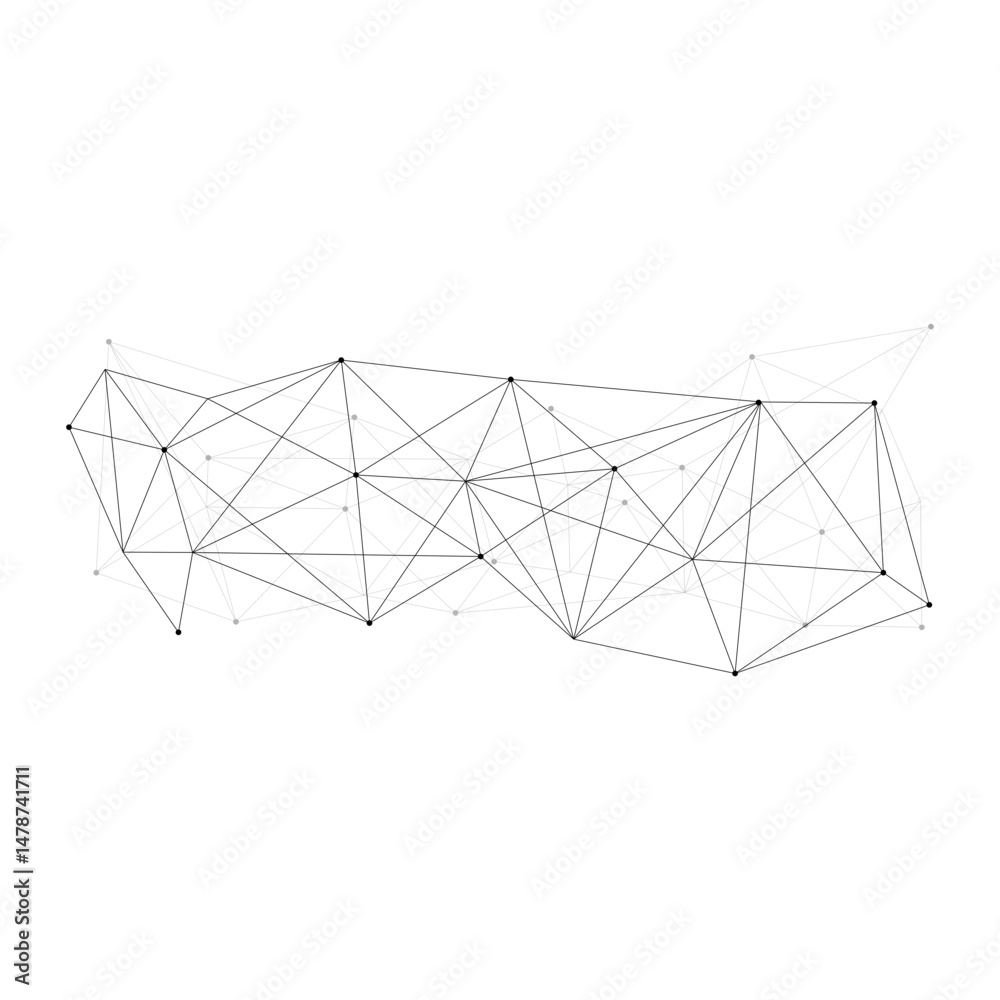 network technology geometric dots network element network technology geometric dots network element
