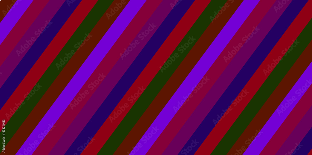 Obraz premium Colourful Retro Striped Background Illustration
