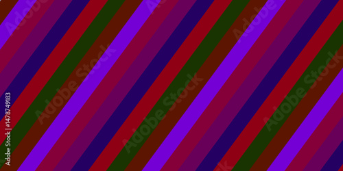 Colourful Retro Striped Background Illustration