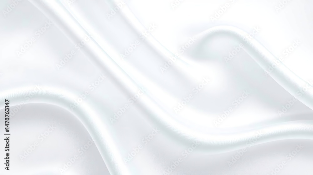Obraz premium White Silk Fabric Texture.