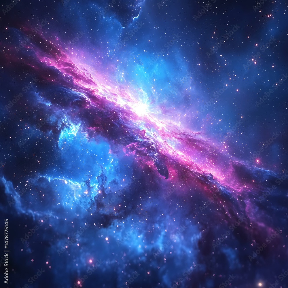 Fototapeta premium Nebula in deep space (2)