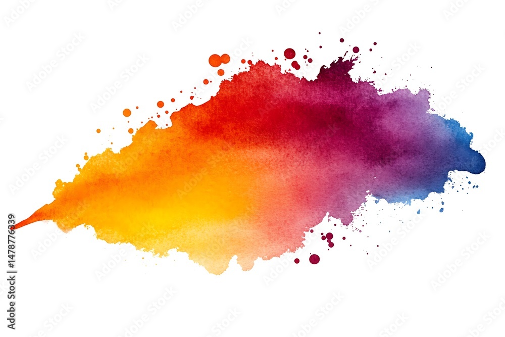 Obraz premium Abstract Watercolor Blot