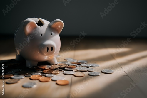 Symbol of Economic Crisis and Financial Instability