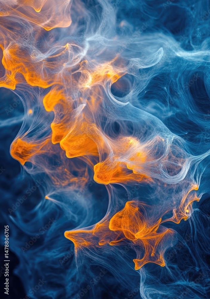 Fototapeta premium Abstract Fluid Dynamics (1)