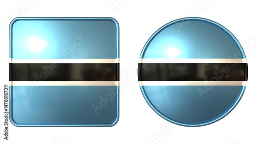 Botswana Flag Icon Free Download Botswana Flag Icon - GFXLoad