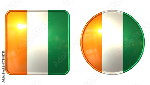 Free Download Ivory Coast Flag Icon - GFXLoad