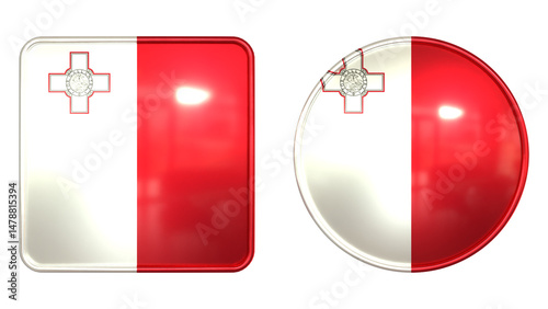 Free Download Malta Flag Icon - GFXLoad
