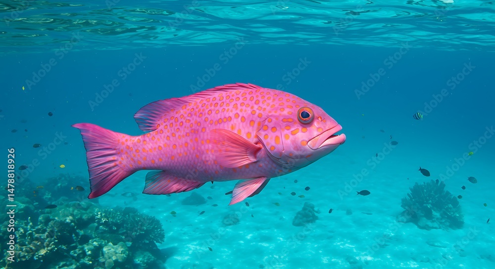 Naklejka premium Coral Bloom