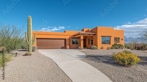 Modern Southwestern Home Exterior