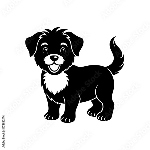 happy pup art  .svg