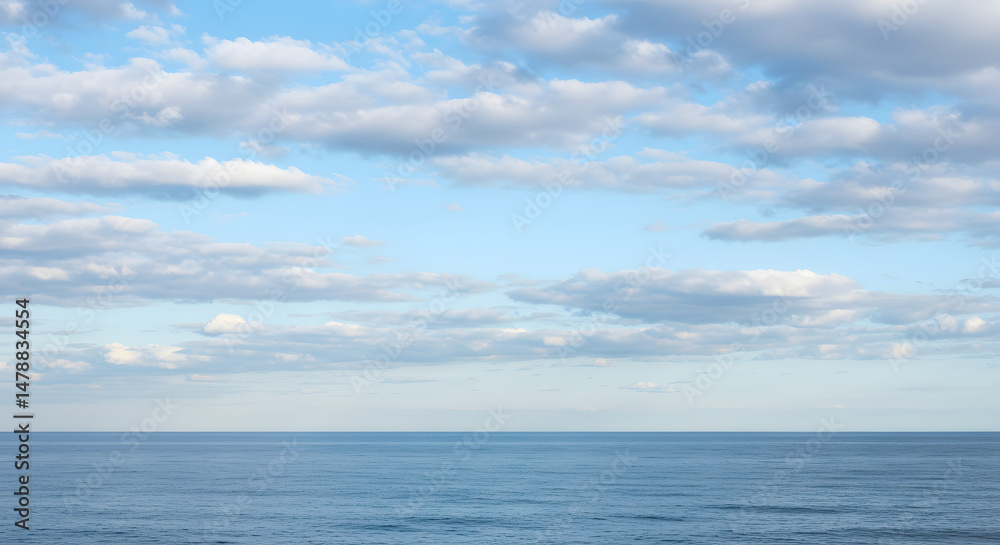 custom made wallpaper toronto digitalOcean View with Blue Sky and Clouds
