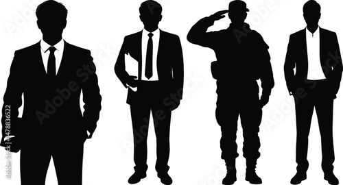 Man Silhouette Vector Graphic High Resolution Design for Profile Avatar or Icon