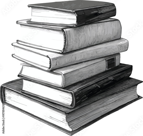 stack of books