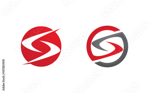 S Letter Logo  Icon illustration design Template v.9