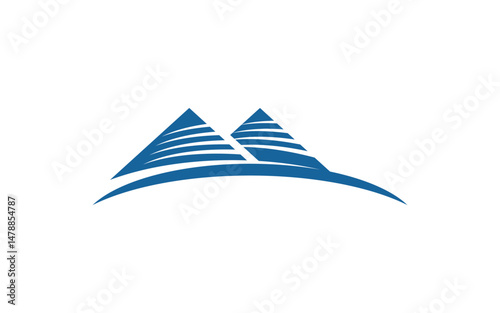Mountain icon Logo illustration design Template v.4