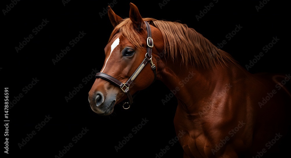 Obraz premium Ember's Gaze