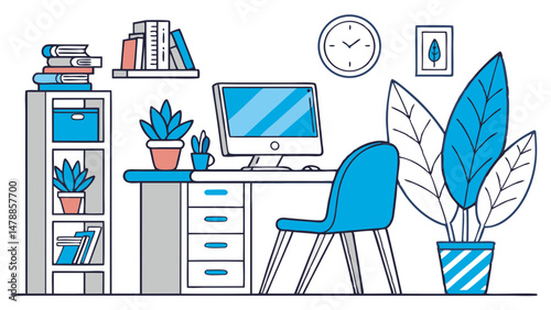 Modern Workspace Vibes – Organized, Calm, and Creative